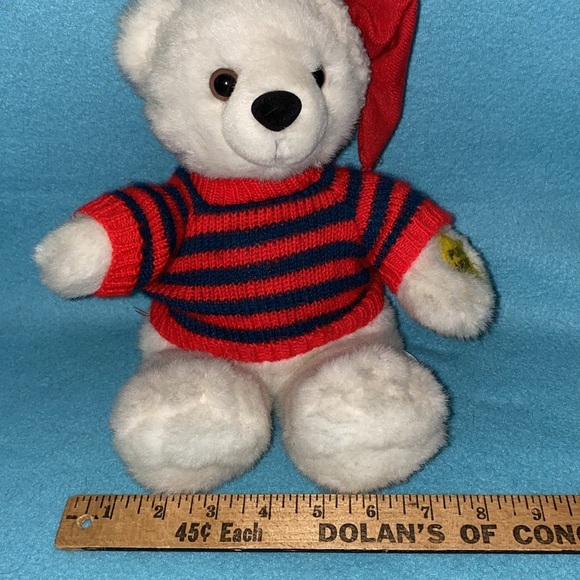 Dancing Christmas teddy bear plays “Jingle Bell Rock” plush vintage 1998 NEW - Picture 12 of 12